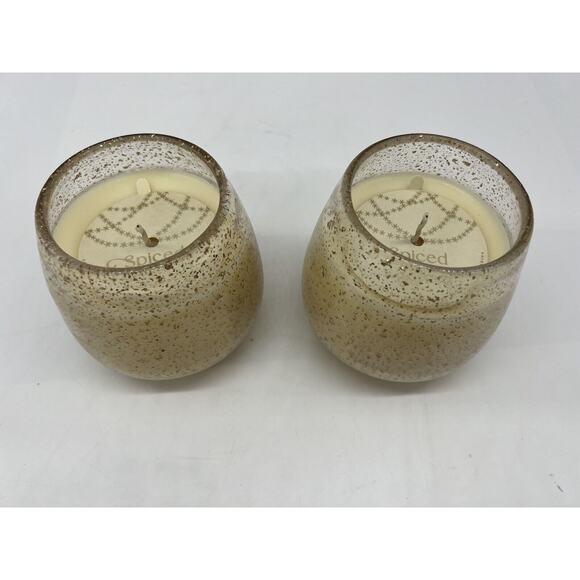 Anthropologie Icicles Candle Spiced Eggnog (Gourmand Spice) Set of 2 - Picture 2 of 5